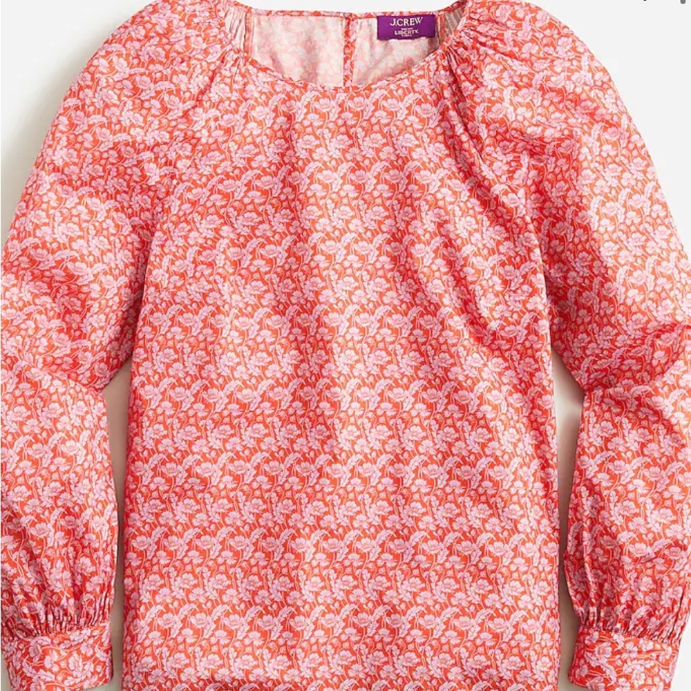New with Tags, J. Crew Liberty Floral Blouse